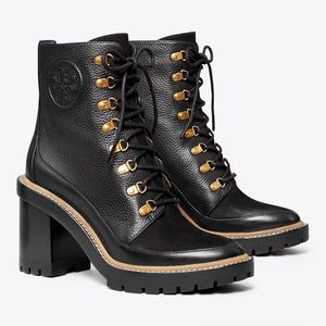 Miller Mixed- Materials Lug Sole Boot. Brand new without boxes.